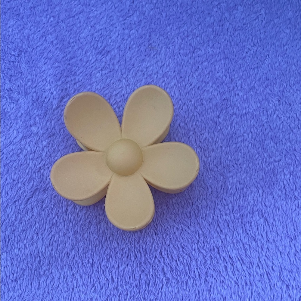 Beige Flower-Shaped Accessory
